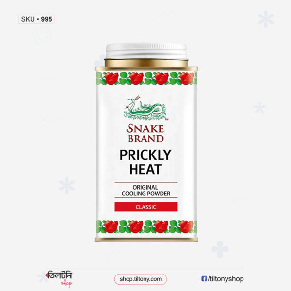 Snake Brand Prickly Heat Cooling Powder Classic Scent